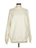 Know One Cares Solid Ivory Turtleneck Sweater Size M - photo 1