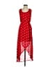 Bobeau 100% Polyester Hearts Red Cocktail Dress Size XS - photo 1