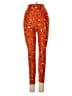 Carbon38 Print Orange Active Pants Size S - photo 1