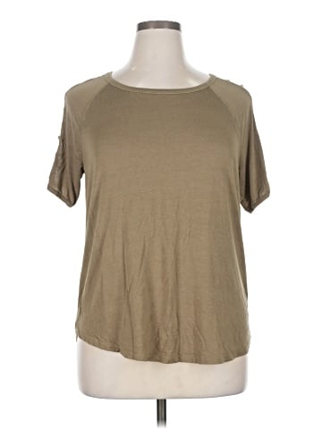 August Silk Short Sleeve T-Shirt (view 1)