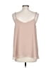 Torrid 100% Polyester Tan Sleeveless Blouse Size Lg Plus (0) - photo 2
