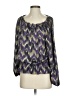MICHAEL Michael Kors Purple 3/4 Sleeve Blouse Size S - photo 1