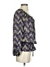 MICHAEL Michael Kors Purple 3/4 Sleeve Blouse Size S - photo 4
