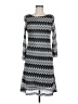 Sharagano Chevron-herringbone Gray Casual Dress Size 6 (estimated) - photo 1
