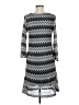 Sharagano Chevron-herringbone Gray Casual Dress Size 6 (estimated) - photo 2