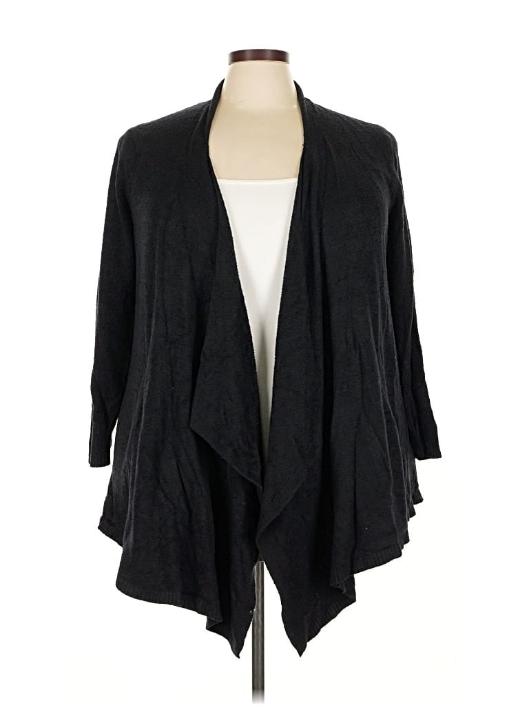 Pre-owned Seven7 Cardigan Sweater In Black