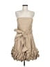 BCBGMAXAZRIA 100% Polyester Tan Cocktail Dress Size 8 - photo 1
