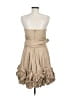 BCBGMAXAZRIA 100% Polyester Tan Cocktail Dress Size 8 - photo 2