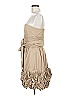BCBGMAXAZRIA 100% Polyester Tan Cocktail Dress Size 8 - photo 5