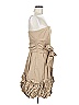 BCBGMAXAZRIA 100% Polyester Tan Cocktail Dress Size 8 - photo 4