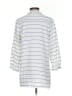 J.Crew Stripes Silver 3/4 Sleeve Blouse Size S - photo 2