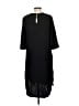 RODEBJER 100% Viscose Solid Black Casual Dress Size S - photo 2