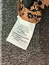 Point Sur 100% Silk Animal Print Brown Long Sleeve Silk Top Size XS - photo 8