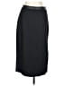 Stella & Jamie Solid Black Formal Skirt Size L - photo 1