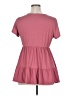 Gilli Solid Pink Short Sleeve Top Size XL - photo 2