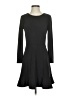 Ann Taylor Solid Black Casual Dress Size 4 (petite) - photo 1