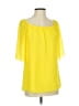 Gianni Bini 100% Polyester Yellow 3/4 Sleeve Blouse Size XS - photo 1