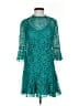 Zara Teal Cocktail Dress Size S - photo 1