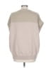 Shein Curve 100% Polyester Tan Sweater Vest Size 12 - photo 2