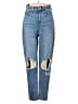 American Eagle Outfitters Graphic Blue Jeans Size 00 - photo 1
