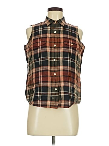 Lauren by Ralph Lauren Sleeveless Button-Down Shirt (view 1)