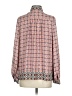 Max Studio 100% Polyester Print Pink Long Sleeve Blouse Size S - photo 2