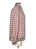 Max Studio 100% Polyester Print Pink Long Sleeve Blouse Size S - photo 4