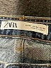Zara 100% Baumwolle Hearts Blue Jeans Size 4 - photo 6