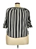 Caren Sport 100% Polyester Black 3/4 Sleeve Blouse Size 3X - photo 2