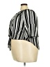 Caren Sport 100% Polyester Black 3/4 Sleeve Blouse Size 3X - photo 5