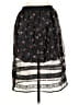 Naf Naf 100% Polyester Floral Black Formal Skirt Size M - photo 1