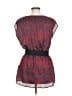 XXI 100% Polyester Animal Print Red Casual Dress Size M - photo 2