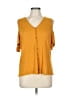 Assorted Brands Yellow Short Sleeve Top Size 12 - photo 1