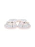 Forever 21 White Ivory Flip Flops Size 11 - photo 2