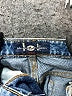 L.e.i. 100% Cotton Blue Denim Skirt Size 5 - photo 3