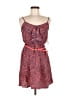 Sequin Hearts Print Red Casual Dress Size M - photo 1