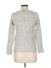 Club Monaco Metallic Silver Pullover Sweater Size M - photo 2