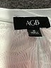 AGB 100% Polyester White 3/4 Sleeve Blouse Size M - photo 7