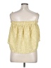 Shein Curve Yellow Sleeveless Blouse Size 16 Plus (2) - photo 2