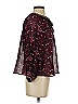 Ulla Johnson Burgundy Long Sleeve Blouse Size 0 - photo 4