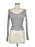 Shein Metallic Silver Pullover Sweater Size 6 - photo 1