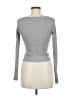 Shein Metallic Silver Pullover Sweater Size 6 - photo 2