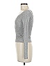 Shein Metallic Silver Pullover Sweater Size 6 - photo 5