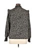 Sanctuary 100% Recycled Polyester Polka Dots Black Long Sleeve Blouse Size XL - photo 2