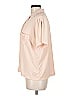 Sandshaped Solid Tan Pink Short Sleeve Button-Down Shirt Size M - photo 5