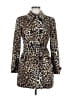 MICHAEL Michael Kors Animal Print Brown Coat Size M - photo 1