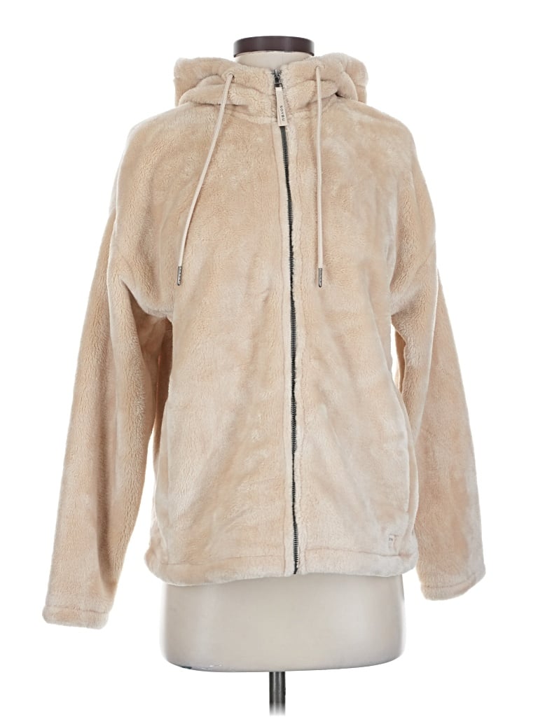 Pre-owned Soybu Zip Up Hoodie In Brown