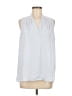 Elie Tahari 100% Polyester Blue Sleeveless Blouse Size M (estimated) - photo 1