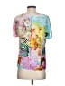 Clover Canyon 100% Polyester Teal Short Sleeve Blouse Size XS - photo 2