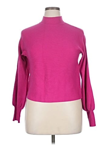 Olivia Grey Turtleneck Sweater (view 1)